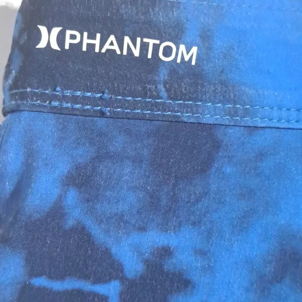 Hurley Phantom Surfing Board Shorts Swim Trunks Men Multicolor Sz 34 Unlined EUC